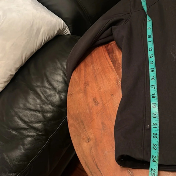 Kirkland Dark grey black ladies fleece lined lightweight jacket with hood - Picture 7 of 11